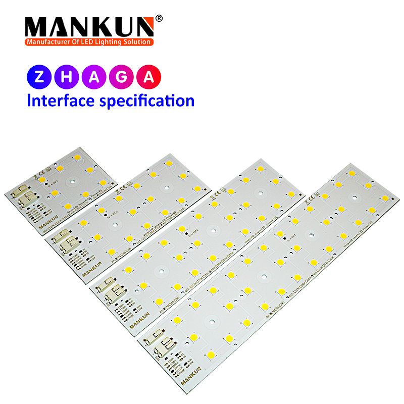 72.2x49.5mm PCB with 8x1 LumiLEDs 5050 LEDs module for  13W DC48V Street Lighting 20941